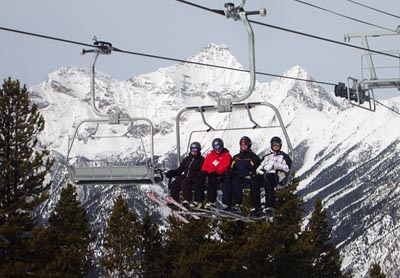 Ski Lift @ Panorama Mountain Village, BC Canada