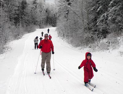 Nordic skiing, NWT Canada