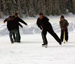 Ice Skating, Lake Louise, Alberta Canada