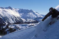 Skier Skiing WhistlerBlackcomb Resort