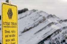 Lake Louise Ski sign 