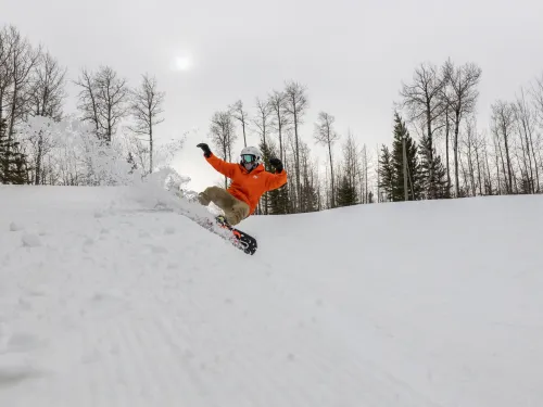 Grande Prairie AB Nitehawk Terrain Park snowboarding