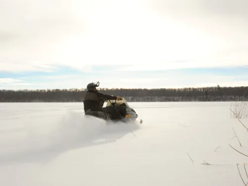 Lac La Biche Alberta sledding Beaver Lake Jeremy Derksen