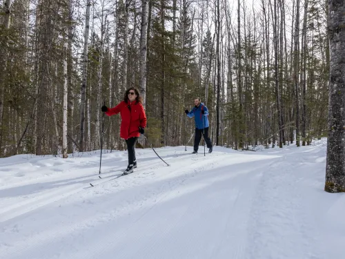 Lac La Biche Alberta #SkiNorthAB Cross Country Skiing Shaw Lake Provincial Park