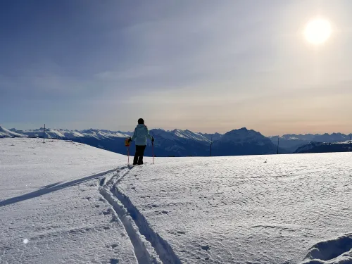 Marmot Basin Japer Alberta skier mountain view Jeremy Derksen