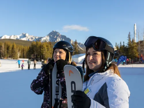 Learn to Ski Nakiska Ski Area Kananaskis AB Paul Lavoie