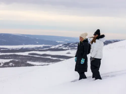 Snowshoeing Misery Mountain Peace River AB Paul Lavoie