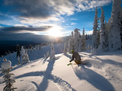 Deep snow SilverStar Vernon BC Dave Heath