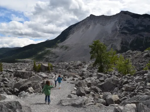 Frank Slide Interpretative Trail in the Crowsnest Pass