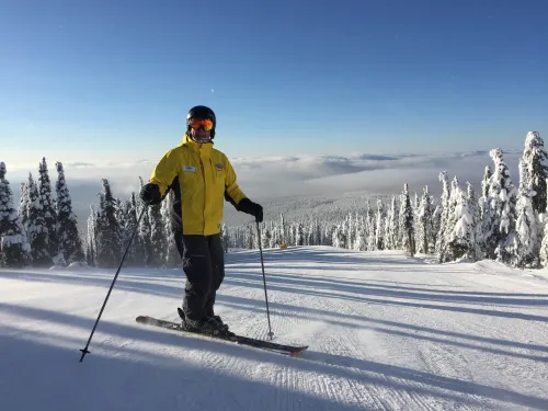 Big white skiing