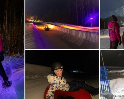 glow tubing night activities Nitehawk Ski Grande Prairie AB