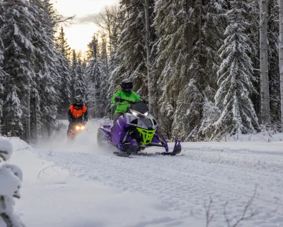 Whitecourt AB snowmobiling Golden Triangle Paul Lavoie