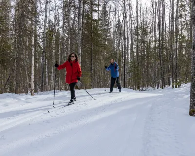 Lac La Biche Alberta #SkiNorthAB Cross Country Skiing Shaw Lake Provincial Park