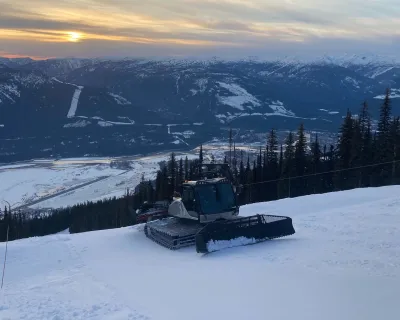 Revelstoke Mountain Resort BC snowcat groomer Stu Smith