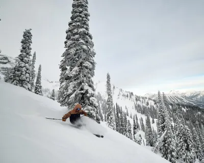 Fernie BC Kyle Hamilton Ktunaxa skier powder