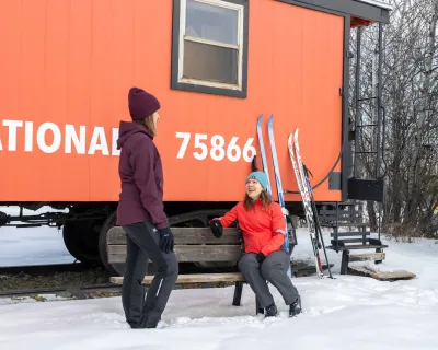 Vermilion Provincial Park Alberta Nordic cross-country skiing Paul Lavoie