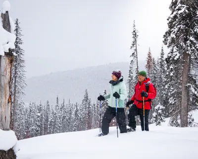 Wells BC at the summit Ember Harper SnowSeekers Ember Harper