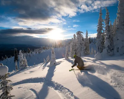 Deep snow SilverStar Vernon BC Dave Heath