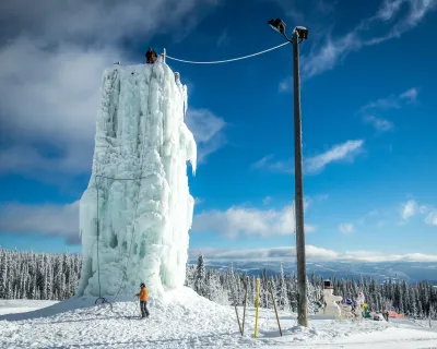 Big White climbing