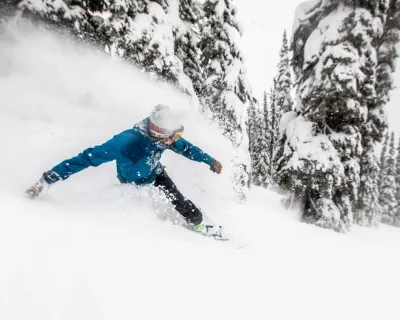 Snow Seekers snowboarding Powderking BC