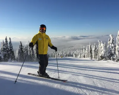 Big white skiing