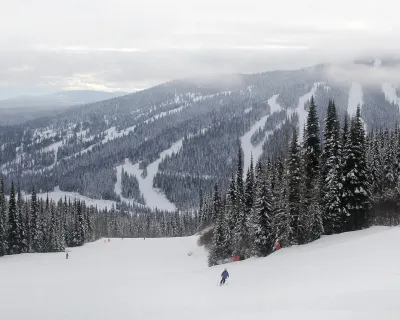 mountain at Sun Peaks