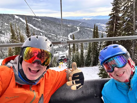 Sun Peaks Kamloops BC Doc Pow Flash Gordon