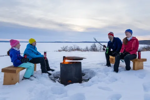 Bonnyville AB #SkiNorthAB Muriel Lake Campfire 