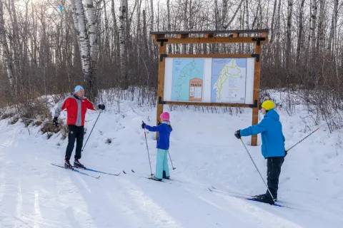 Bonnyville AB Cross Country skiing Muriel Lake Campground #SkiNorthAB