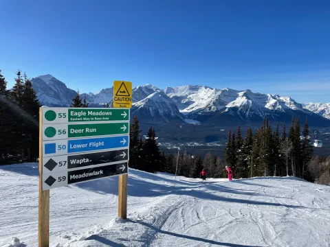 Lake Louise AB Eagle run entrance Tyler Dixon