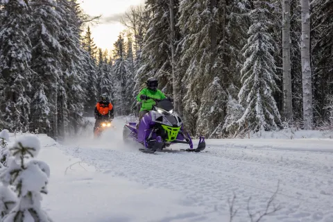 Whitecourt AB snowmobiling Golden Triangle Paul Lavoie