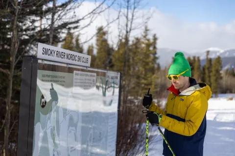 Grande Cache AB Nordic Ski Labrynth Park 