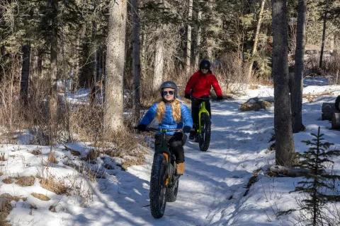 Hinton AB Bike Park Fat Biking 