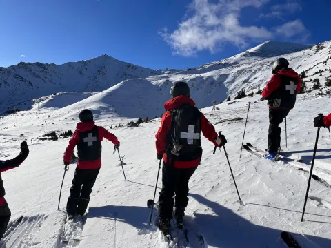 Marmot Basin Jasper Alberta Knob Quad Chairlift Jeremy Derksen