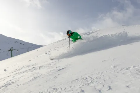 Jasper Alberta Marmot Basin skier Paul Lavoie