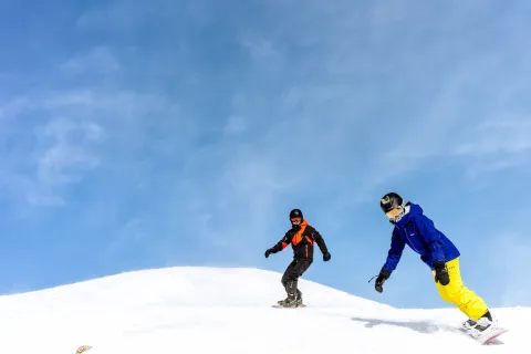 Lake Louise Alberta #NewSkiAB snowboarding