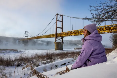 Dunvegan Bridge Mighty Peace ski region