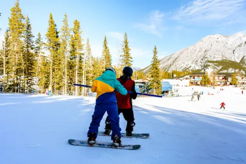 Nakiska Alberta Kananaskis #NewSkiAB snowboard ski lessons