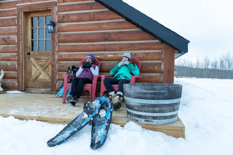 Peace River Alberta #SkiNorthAB cabin accommodations