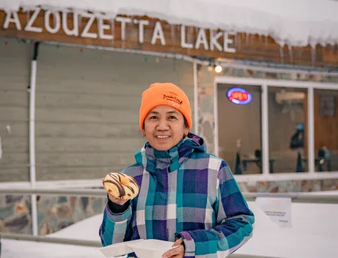 Azouzetta Lake Lodge famous doughnuts