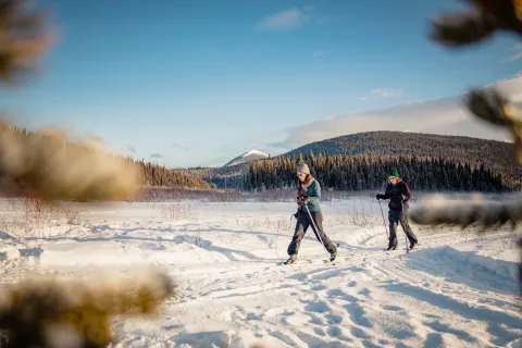 Wells BC cross-country skiing Ember Harper-Fedirko SnowSeekers