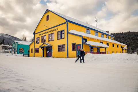 Wells BC town community hall Ember Harper-Fedirko SnowSeekers