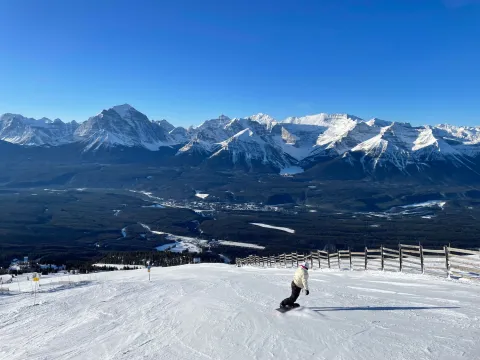 Lake Louise AB Sunset Run Tyler Dixon