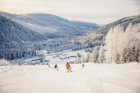 Skiing Troll Resort near Quesnel BC