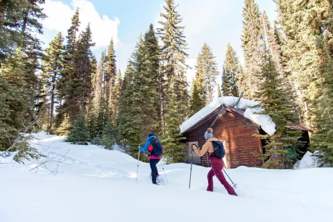 Snowshoeing Wells BC Bonnie Grenon