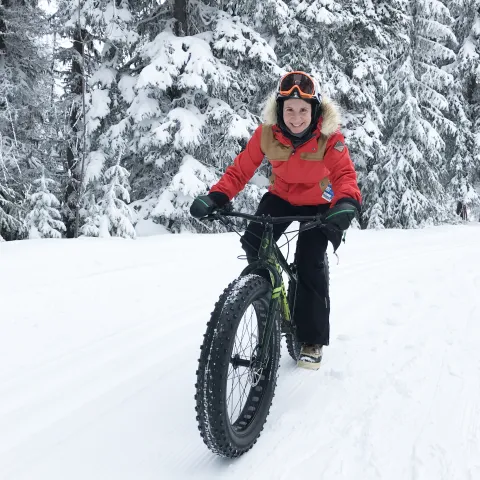 Writer Lisa Kadane tries fat biking for the first