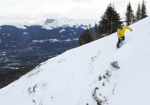 Marmot Basin in Jasper Alberta