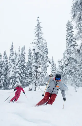 Hudson Bay skiing