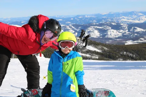 Skiing at Baldy Mountain Resort