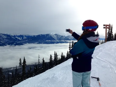 Kicking Horse photo op